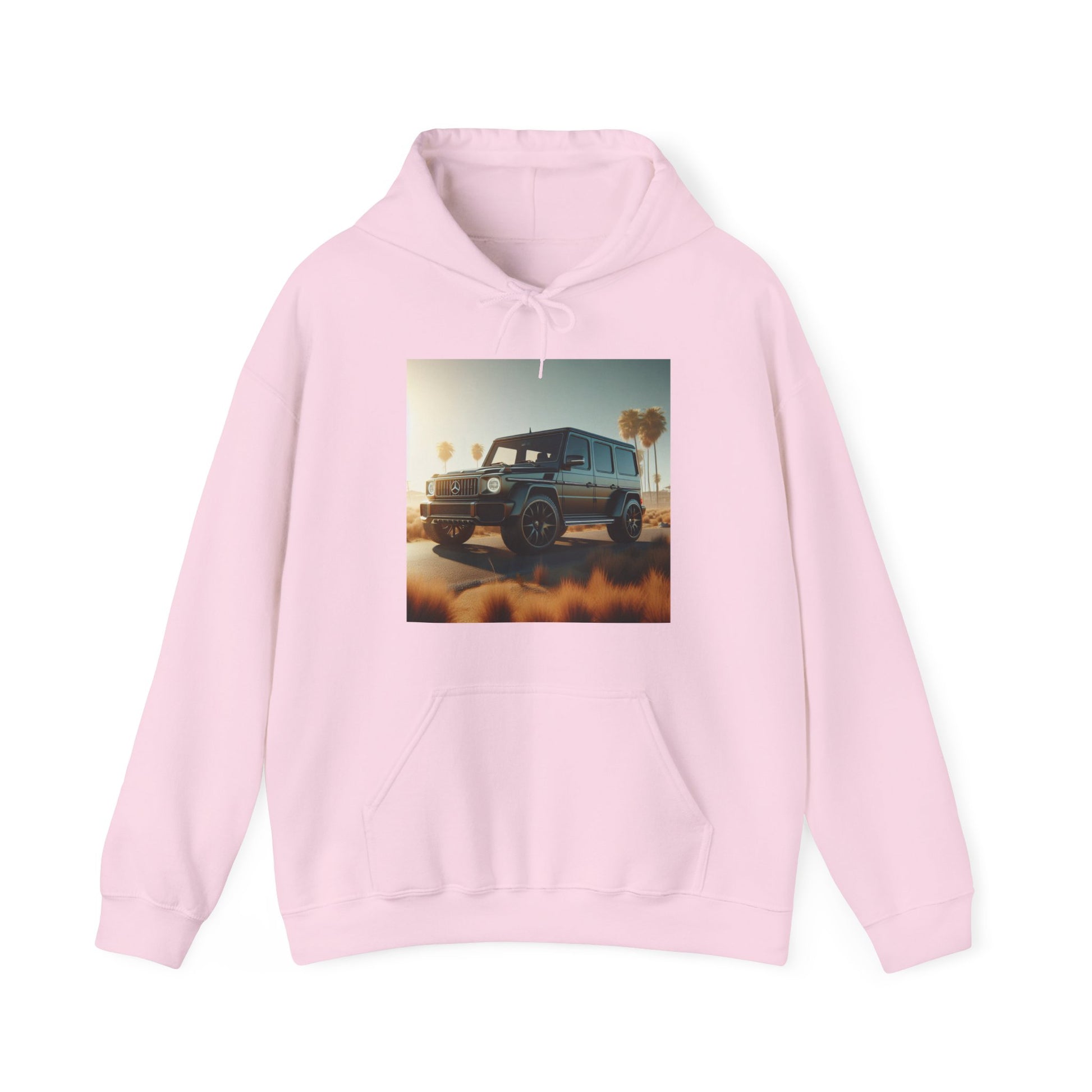 Black G-Wagon Hoodie Hoodie Printify Light Pink S 