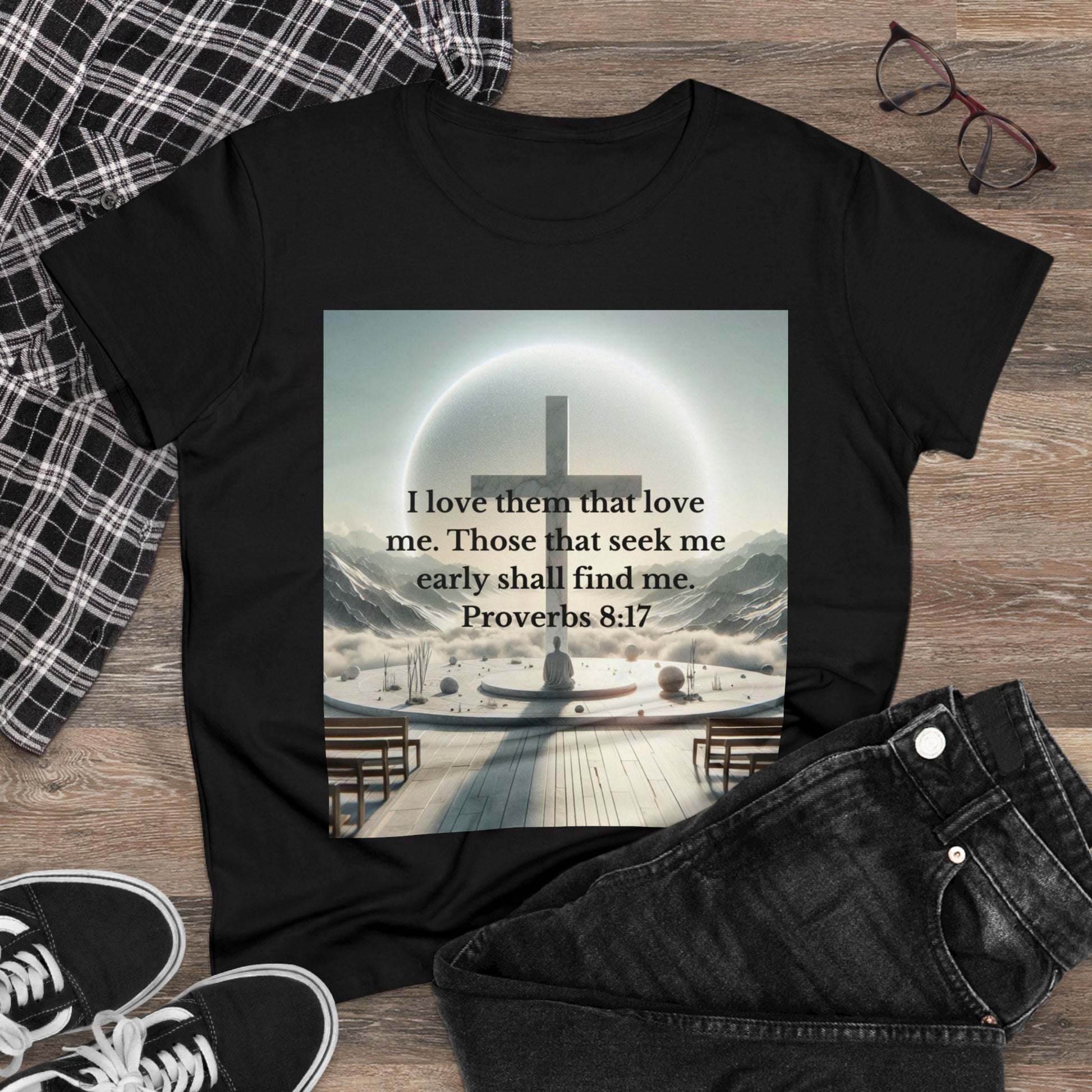 Proverbs 8:17 T-Shirt T-Shirt Printify   