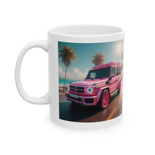 Pink G-Wagon Mug Mug Printify 11oz  