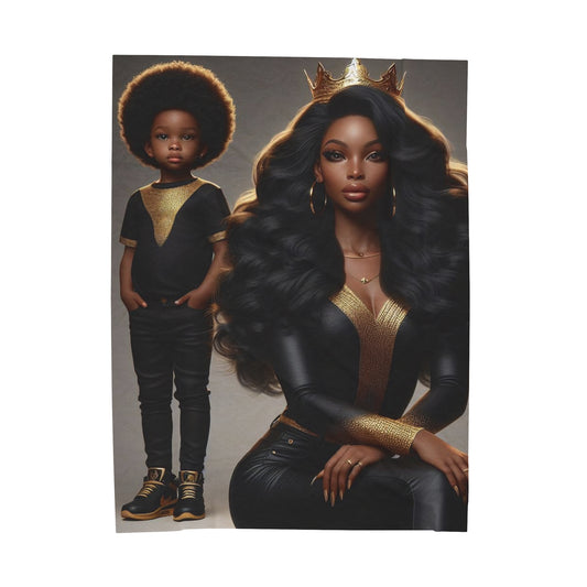 Royalty Plush Blanket All Over Prints Printify 60" × 80"  