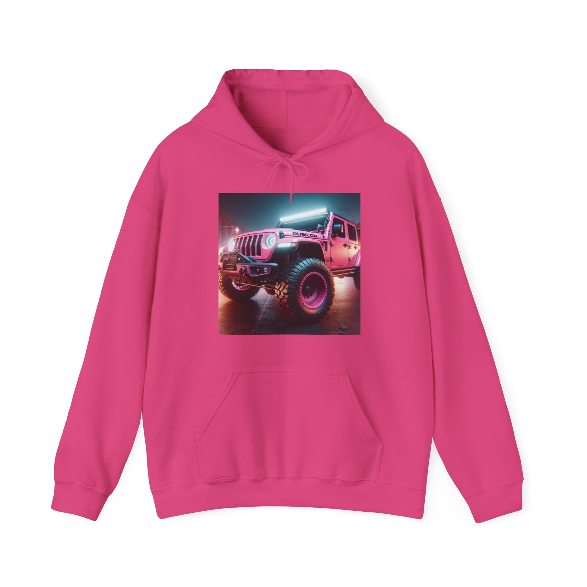 Pink Rubicon Hoodie Hoodie Printify Heliconia S 