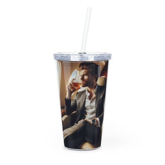 Private Business Tumbler with Straw Mug Printify 20oz Transparent 