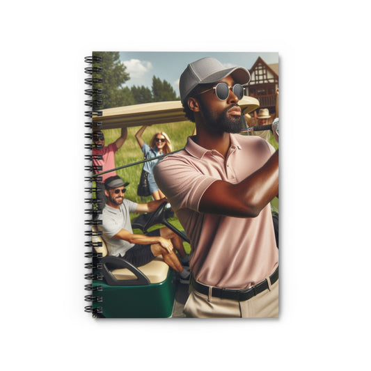 Golf Tournament Spiral Notebook Paper products Printify One Size  