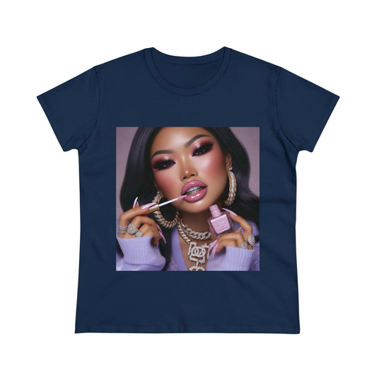 Gloss Up T-Shirt T-Shirt Printify Navy S 