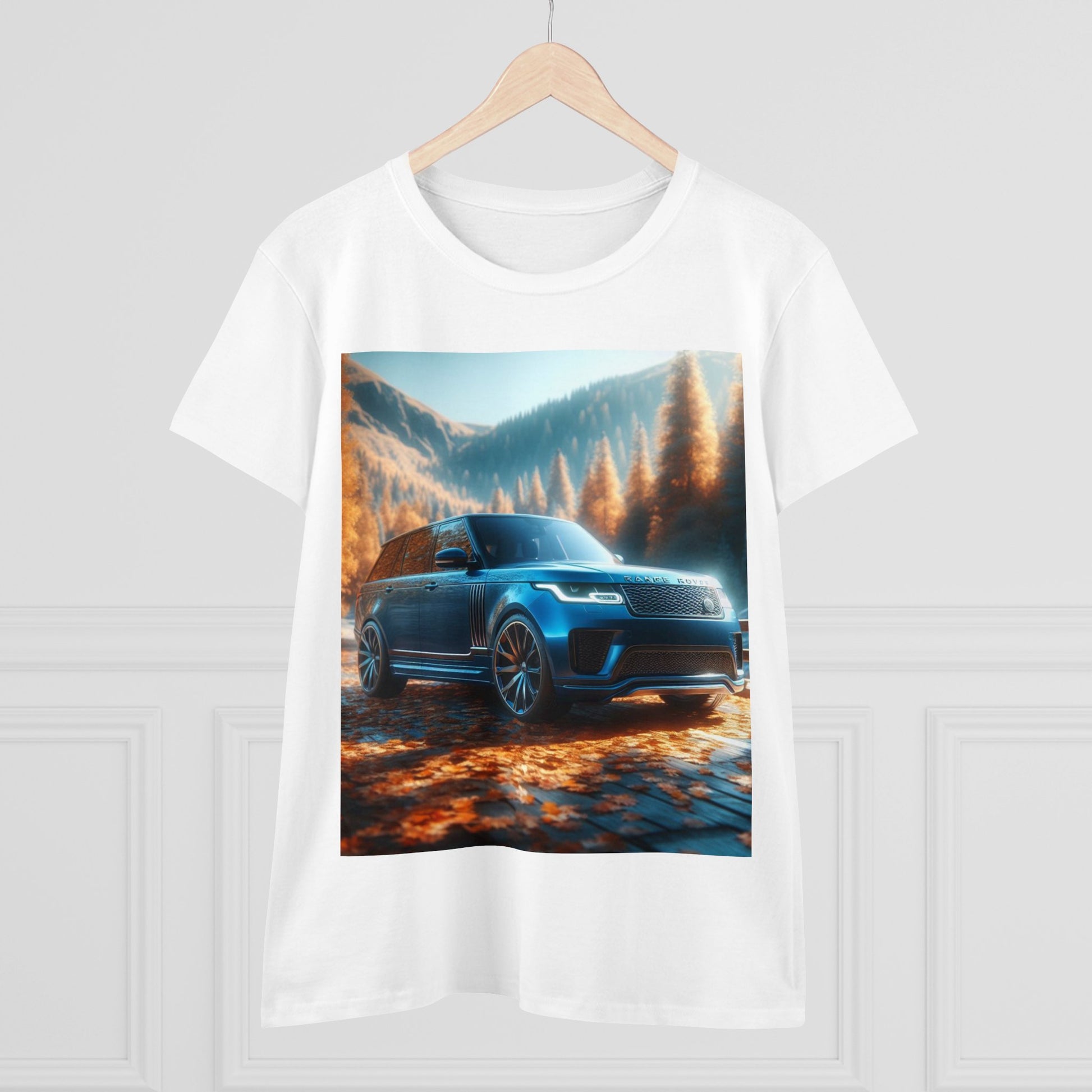 Blue Range Rover T-Shirt T-Shirt Printify   