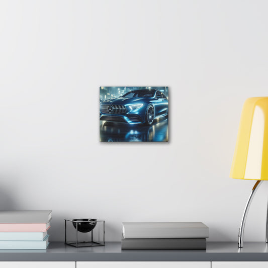 Blue Mercedes Canvas Canvas Printify 10" x 8" (Horizontal) 0.75'' 