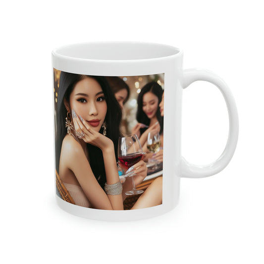 Wine Down Mug Mug Printify   
